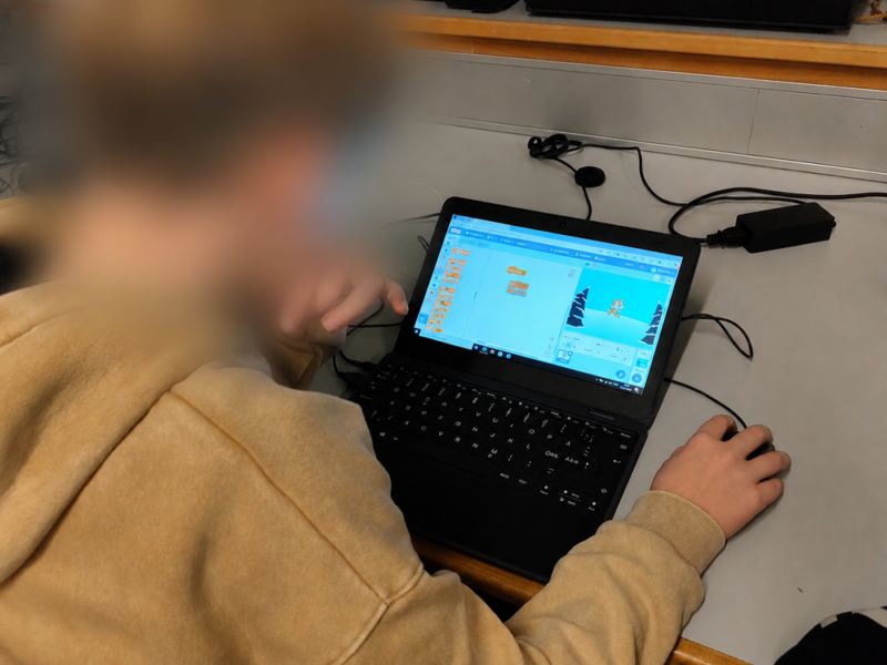 海外の学校での授業の様子