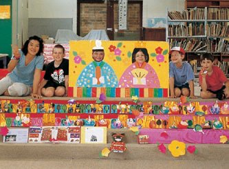ひな祭りの授業の様子