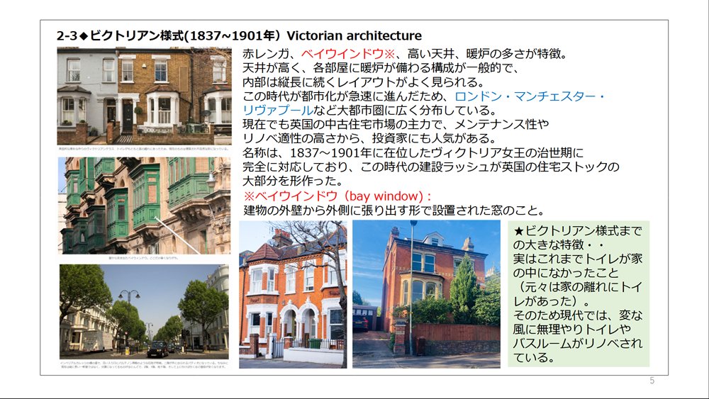 もう一つの力作!イギリス住宅の歴史資料
※提供:羽山晶子さん